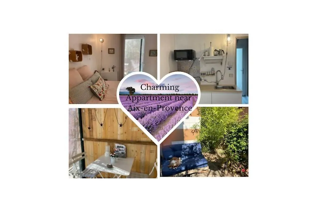 Charming Studio To Venelles 10 Minutes From Aix Appartement